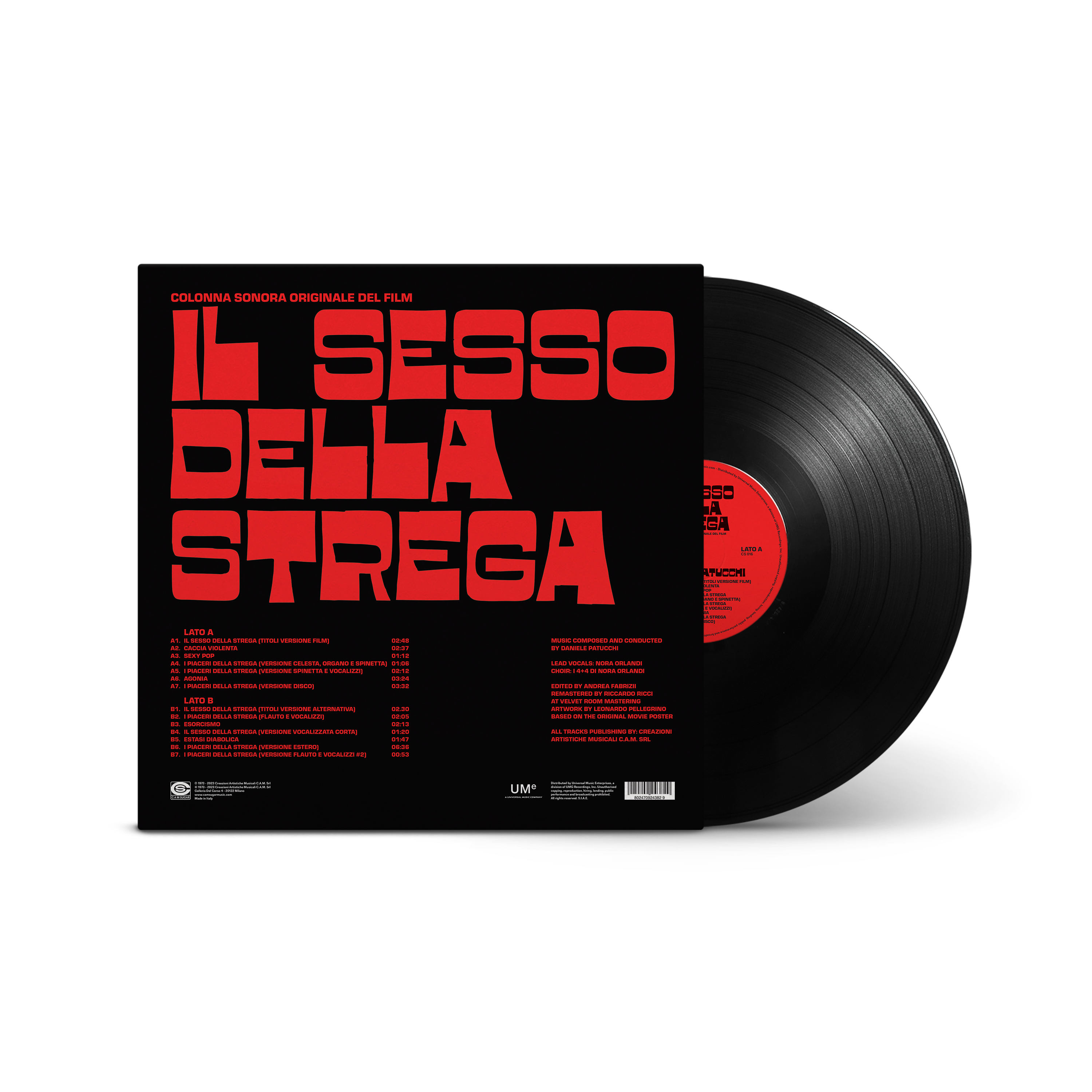 Il Sesso Della Strega Limited Edition (LP) Back