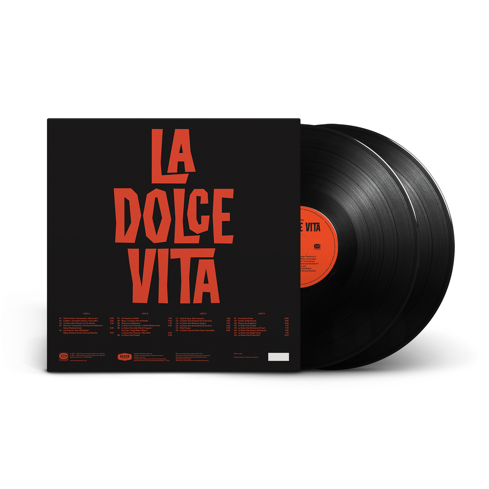 La Dolce Vita (2LP) with Poster Back