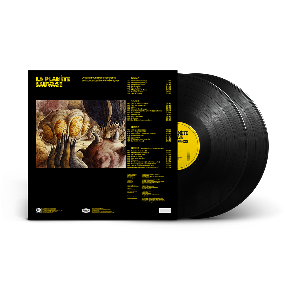 レア!Alain Goraguer:La Planete Sauvage 2LP Alain Goraguer - La Planete Sauvage (2LP) - CAM Sugar
